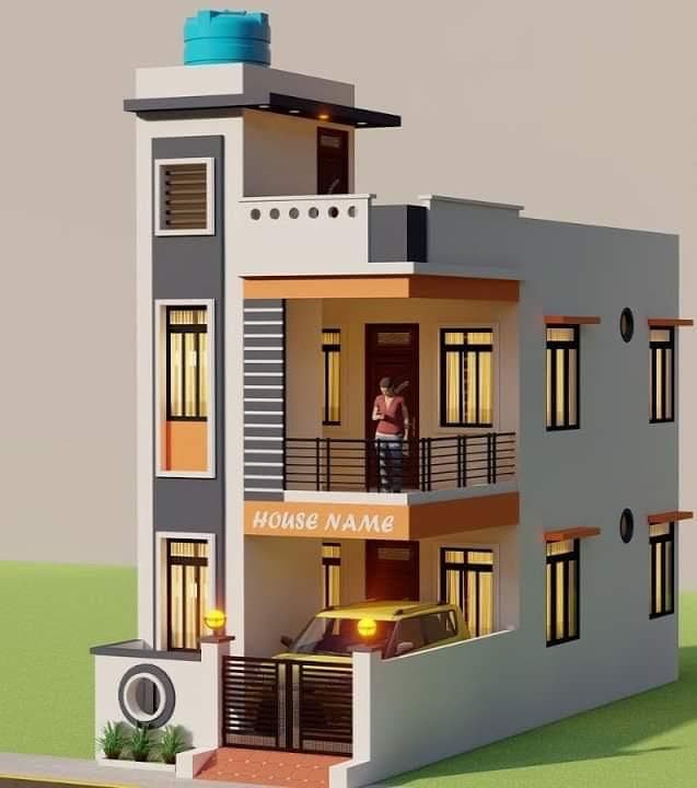 Exterior View of Residential Building Construction in Bengaluru